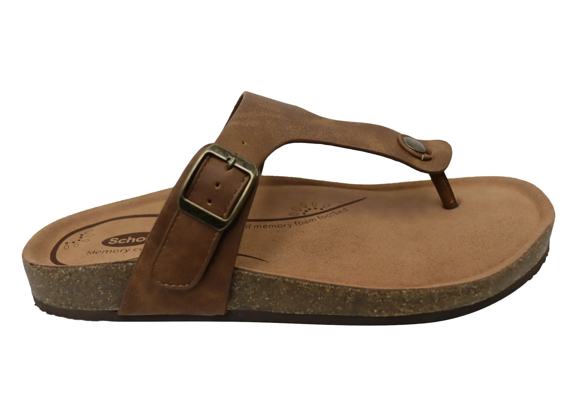 Scholl Orthaheel Brittany Damen Bequeme Zehensteg-Sandalen Scholl Orthaheel Schuhe