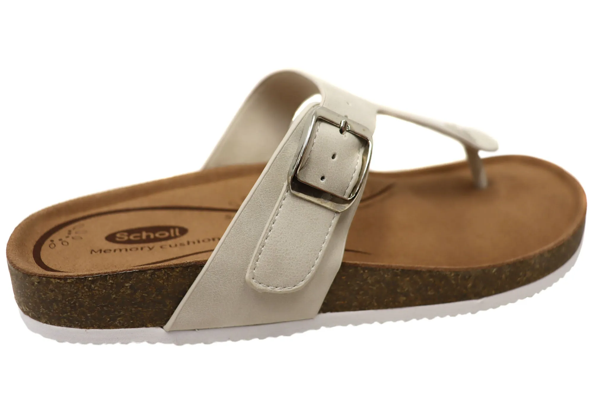Scholl Orthaheel Brittany Damen Bequeme Zehensteg-Sandalen Scholl Orthaheel Schuhe