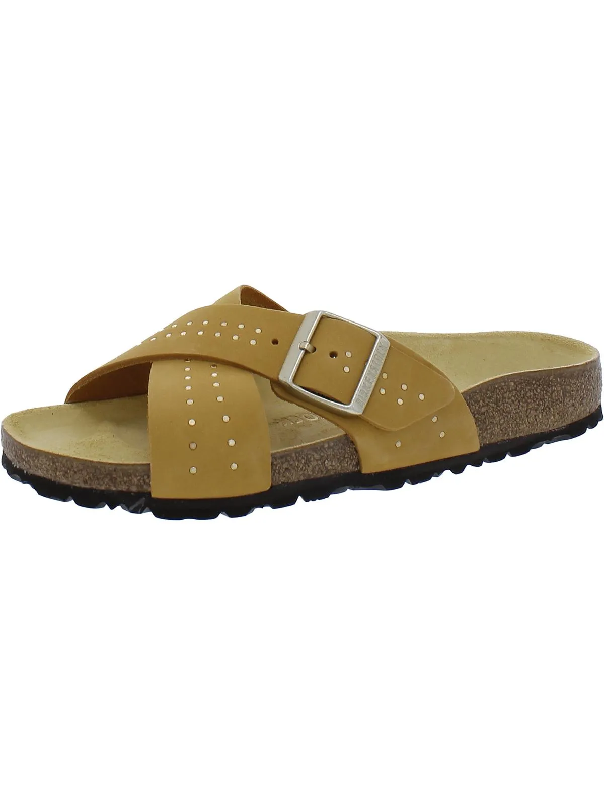Siena Rivets Damen Nubuck Riemchen Sandalen