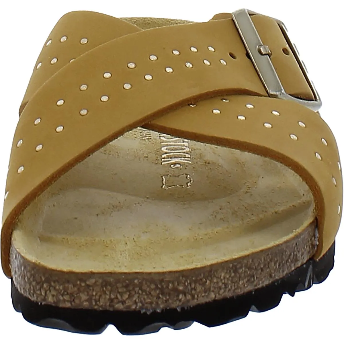 Siena Rivets Damen Nubuck Riemchen Sandalen
