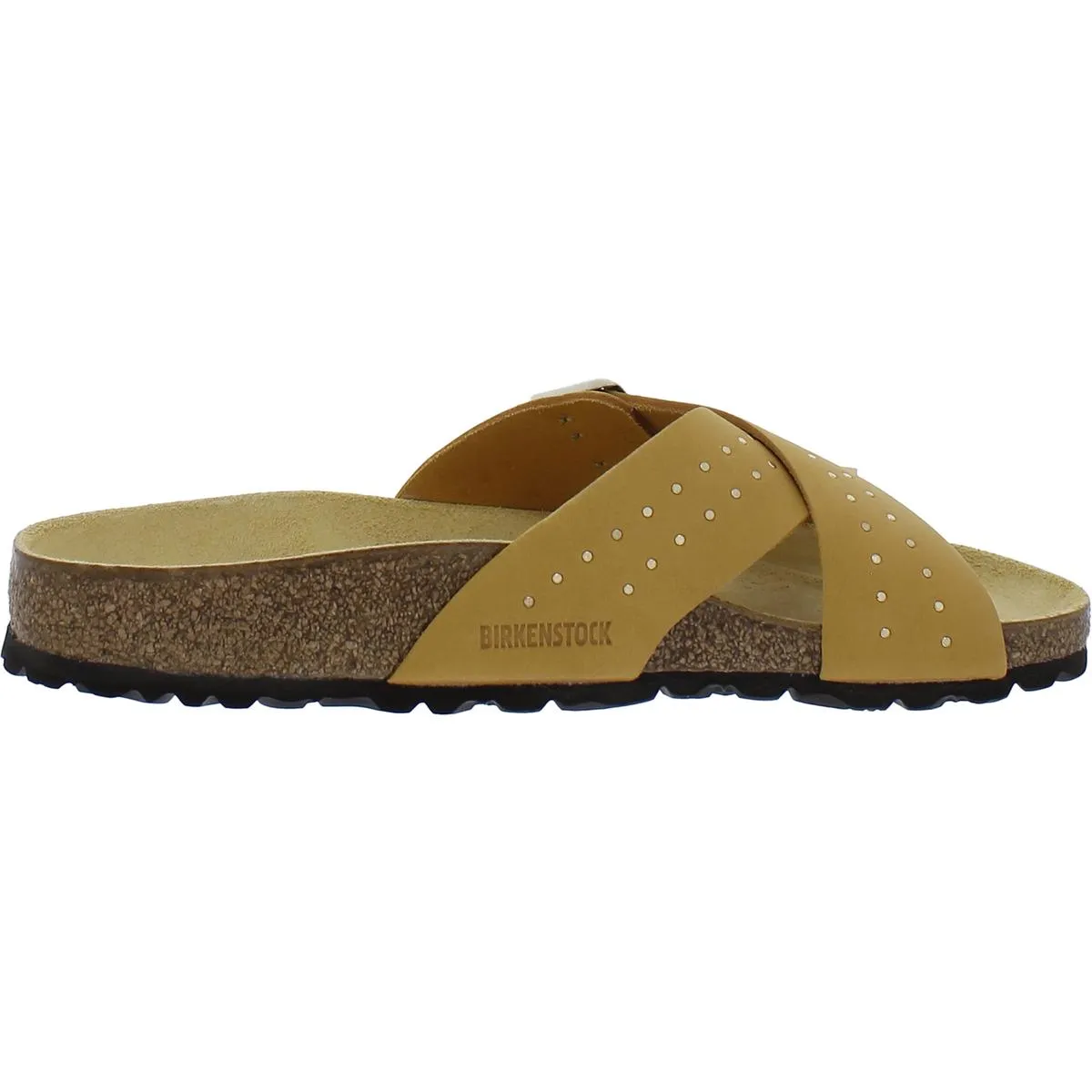 Siena Rivets Damen Nubuck Riemchen Sandalen