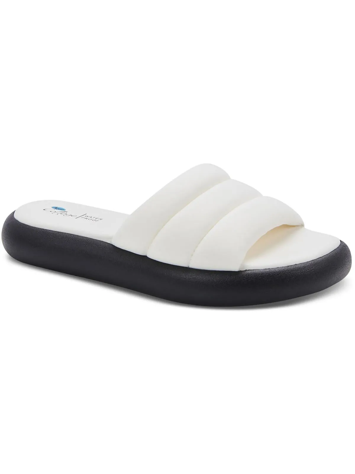 Simona Damen Peep-Toe Kunststoff Plateau-Sandalen Ecco Schuhe