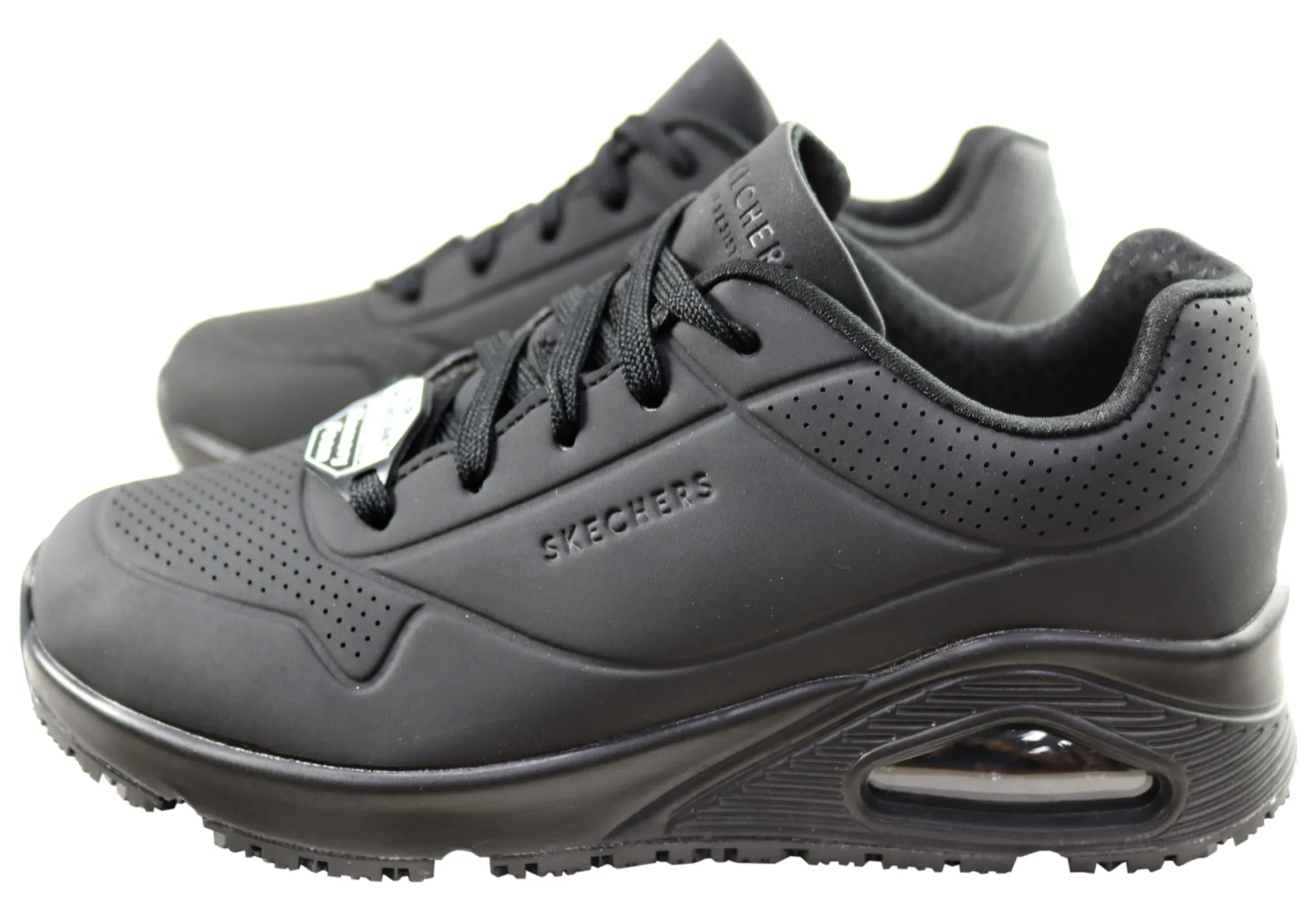 Skechers Damen Relaxed Fit Uno rutschfeste bequeme Arbeitsschuhe Skechers Schuhe