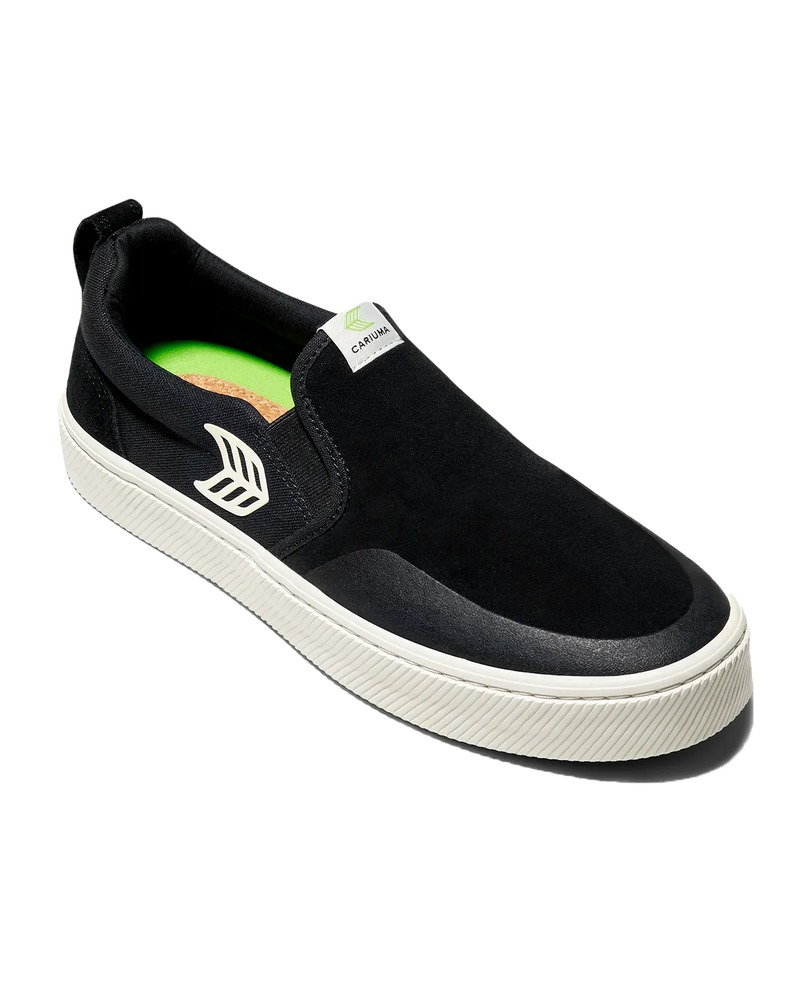 Slip On Skate Pro Schuhe in Schwarz & Elfenbein