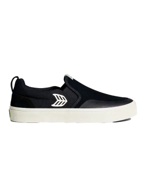 Slip On Skate Pro Schuhe in Schwarz & Elfenbein