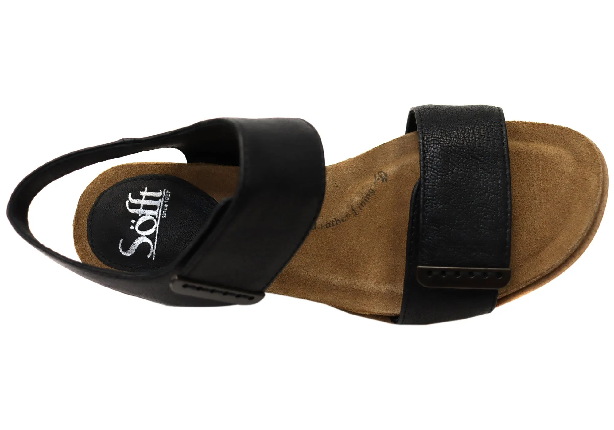 Sofft Verdi II Damen Ledergeschnürte Keilabsatz Sandalen Mit Bequemer Fußbettung Sofft Schuhe
