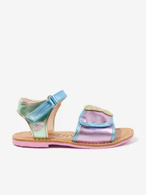 Sophia Webster Mädchen Leder Schmetterlings Sandalen in Mehrfarbig