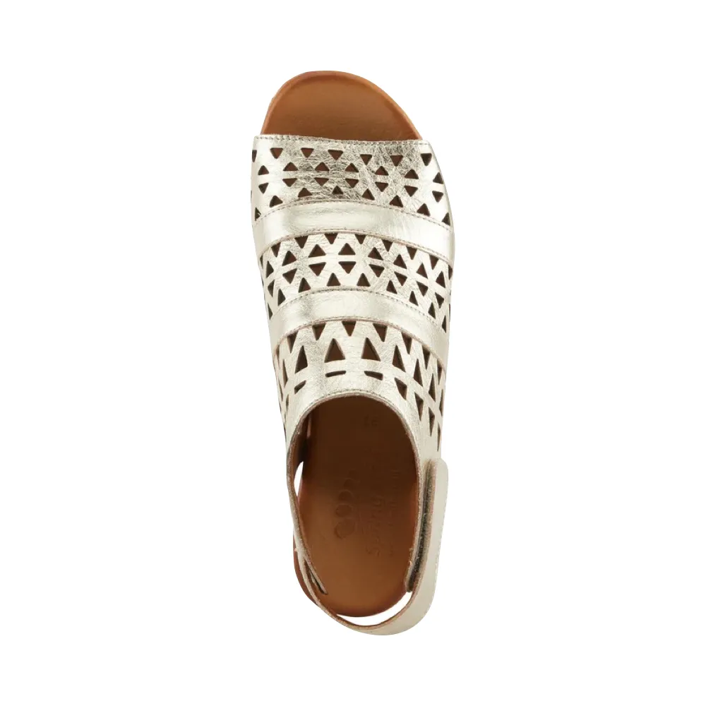 Spring Step Damen Dorotha High Heel Sandale in Gold