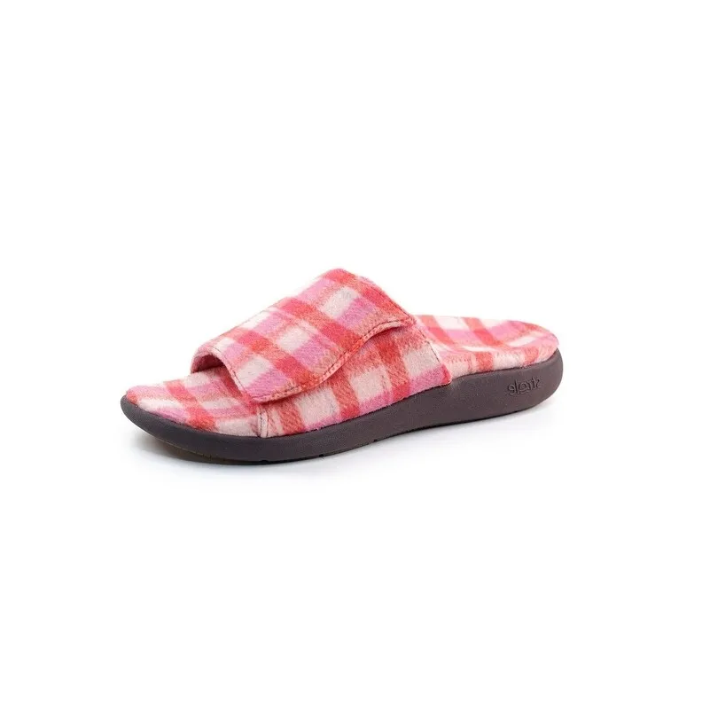 Strole Casual Schuhe Damen Den Tartan Pantoffel Wollmischung Sandale S778W