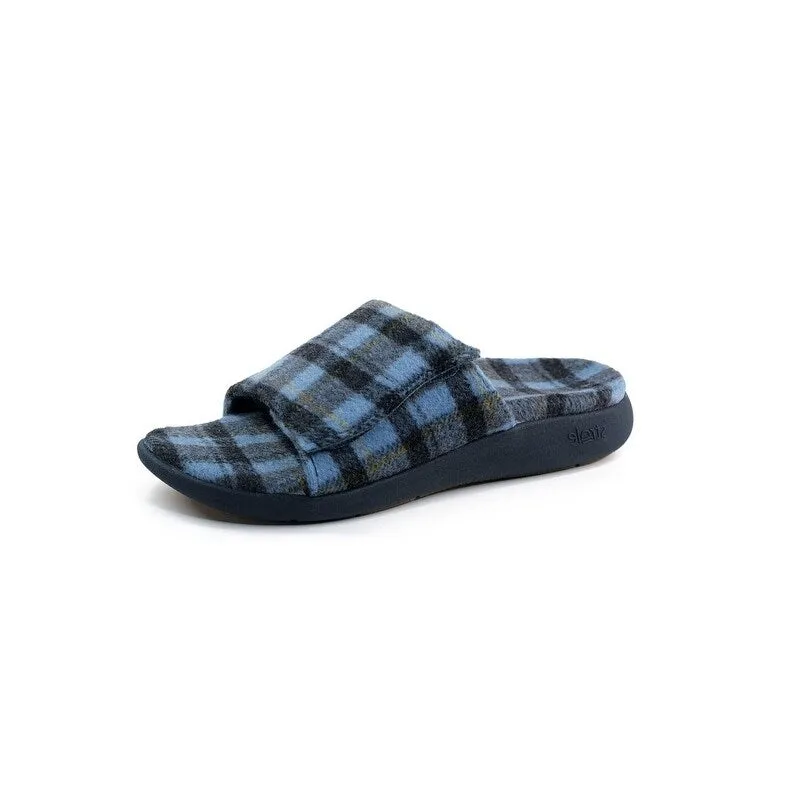 Strole Casual Schuhe Damen Den Tartan Pantoffel Wollmischung Sandale S778W