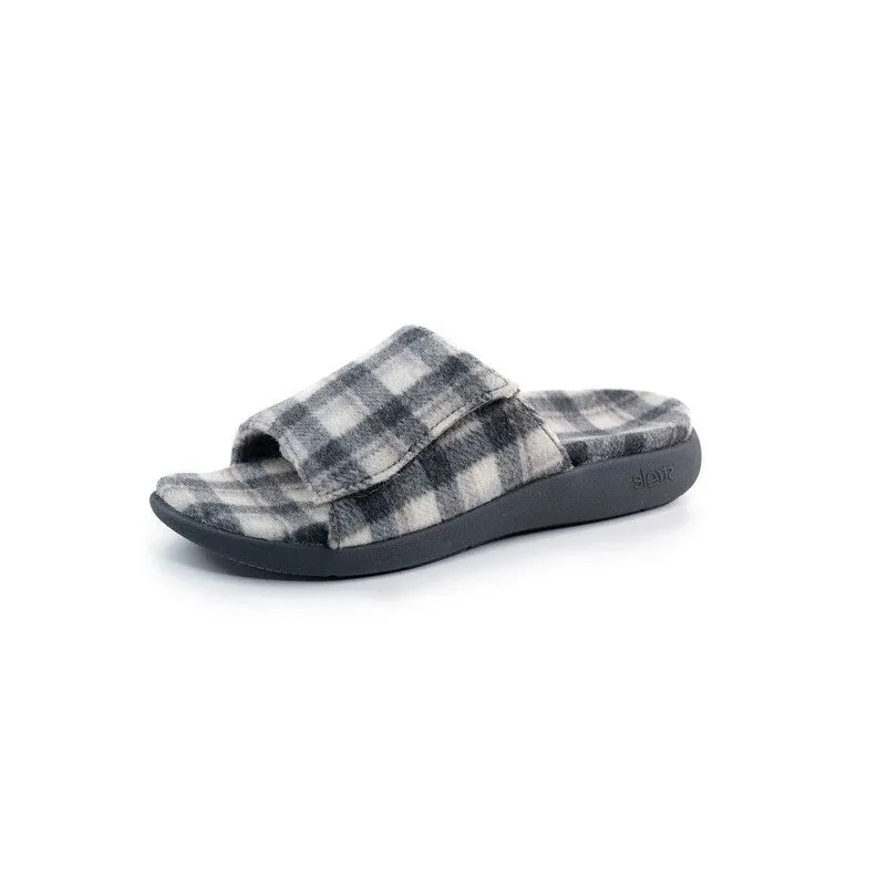 Strole Casual Schuhe Damen Den Tartan Pantoffel Wollmischung Sandale S778W