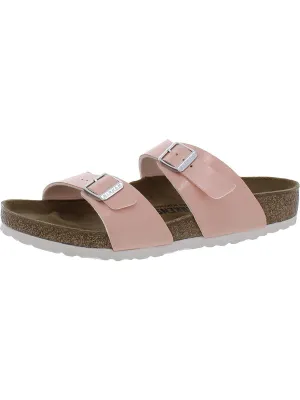 Sydney BS Damen Kunstleder Sandalen mit Doppelriemen
