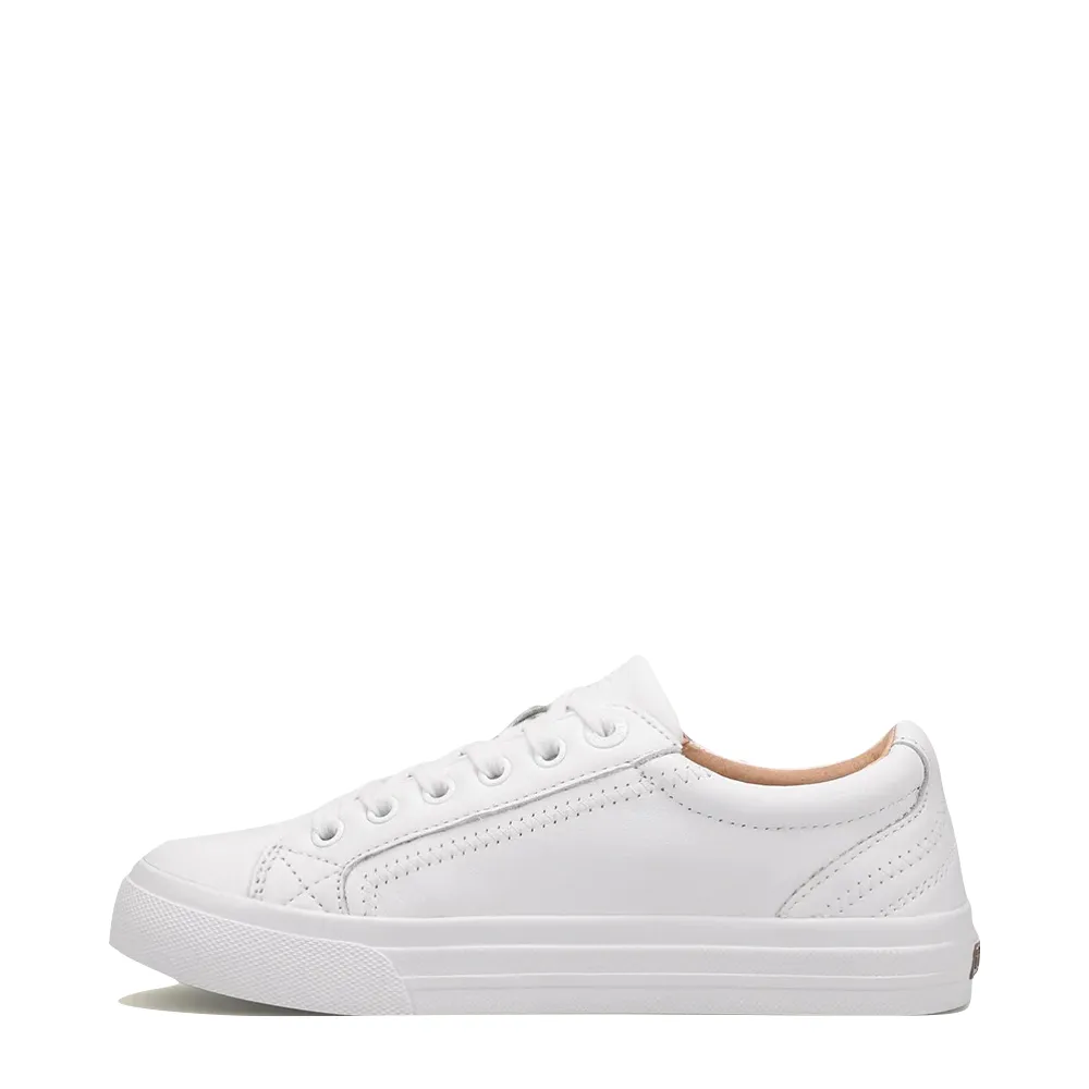 Taos Damen Plim Soul Lux Leder-Sneaker in Weiß