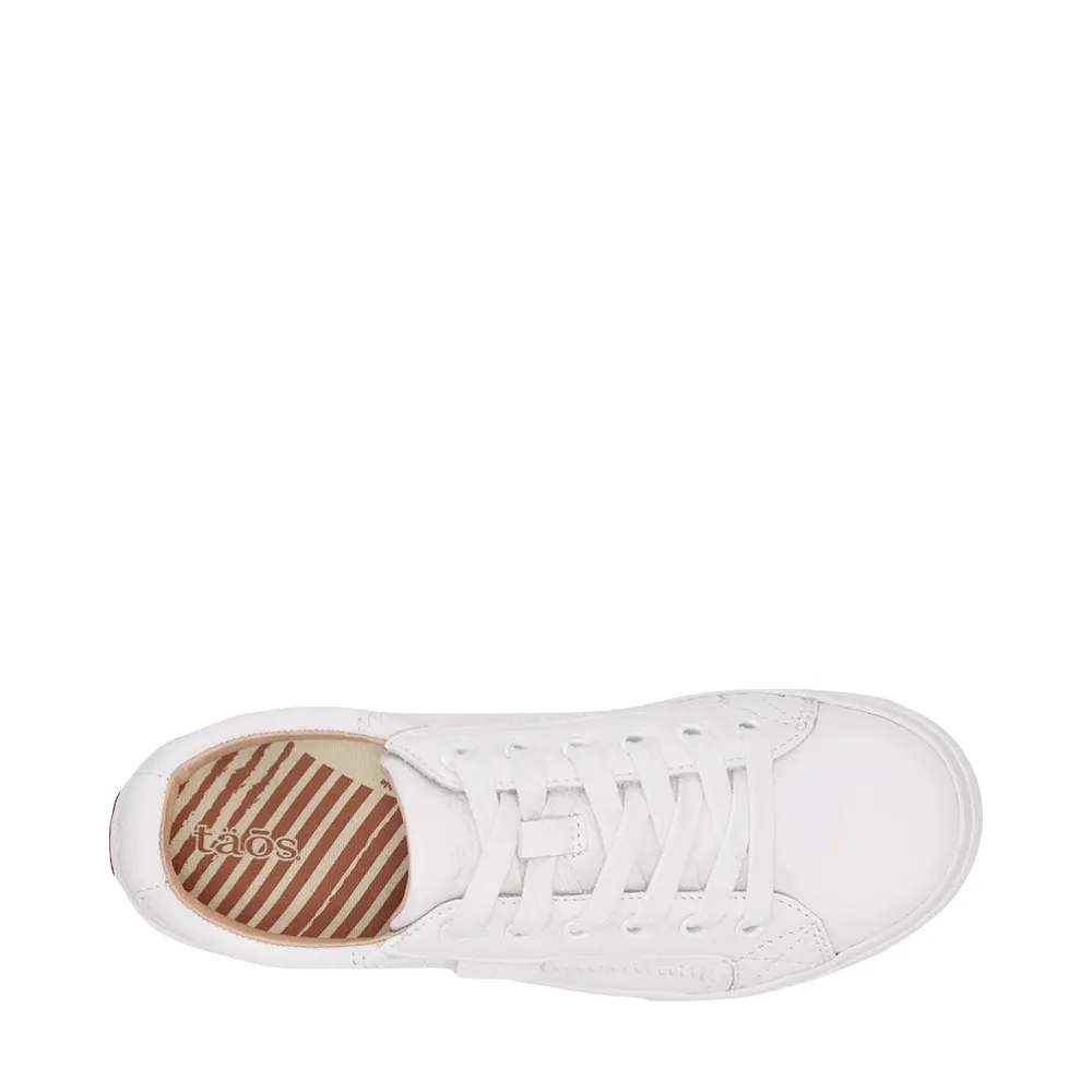 Taos Damen Plim Soul Lux Leder-Sneaker in Weiß