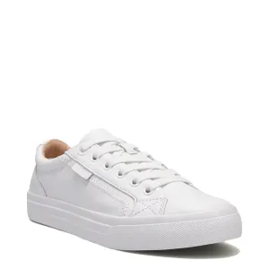Taos Damen Plim Soul Lux Leder-Sneaker in Weiß