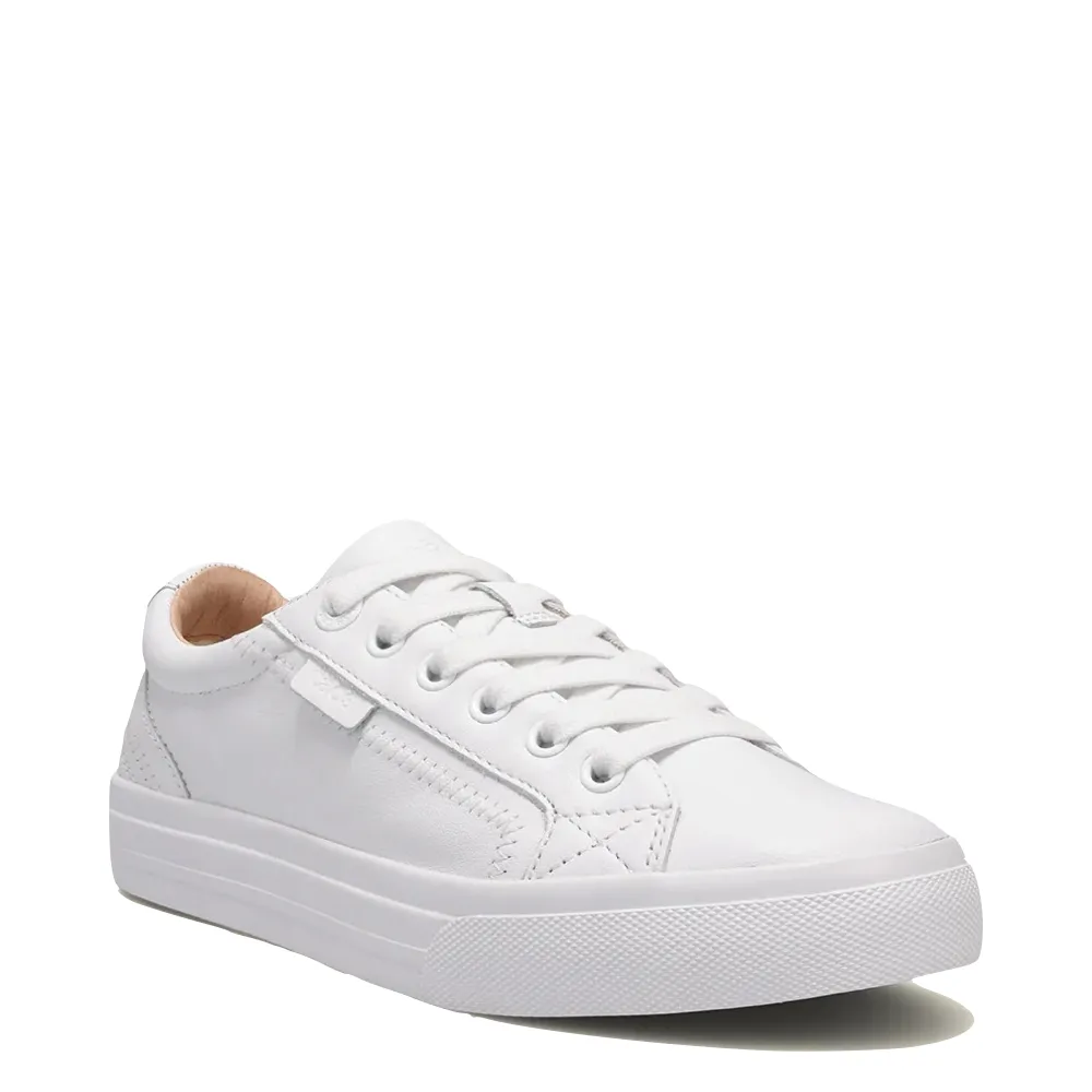 Taos Damen Plim Soul Lux Leder-Sneaker in Weiß