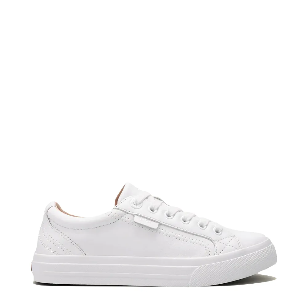 Taos Damen Plim Soul Lux Leder-Sneaker in Weiß