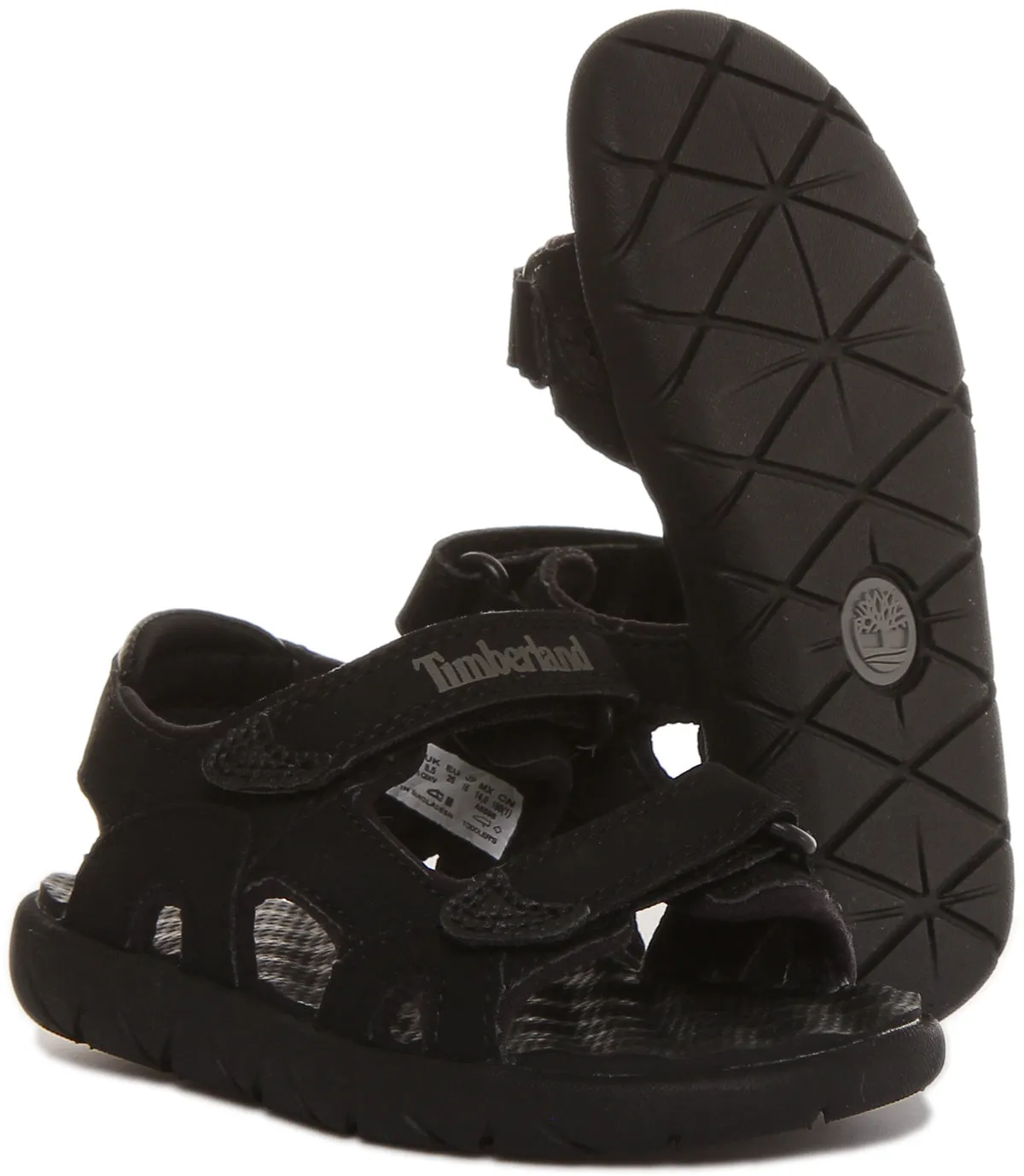 Timberland A1Qxv Perkin Row in Schwarz Mono für Kinderschuhe Timberland