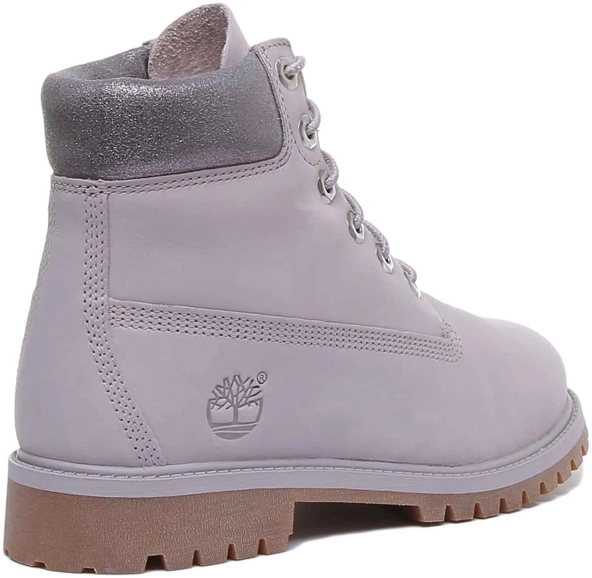 Timberland A295Q Premium 6-Zoll-Stiefel in Hellgrau für Jugendliche Schuhe Timberland