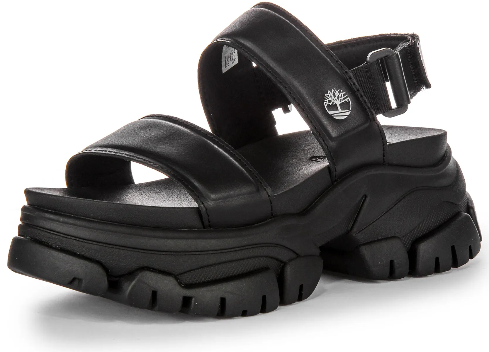 Timberland Adley Way A5Urz Plateau-Sandalen in Schwarz Timberland