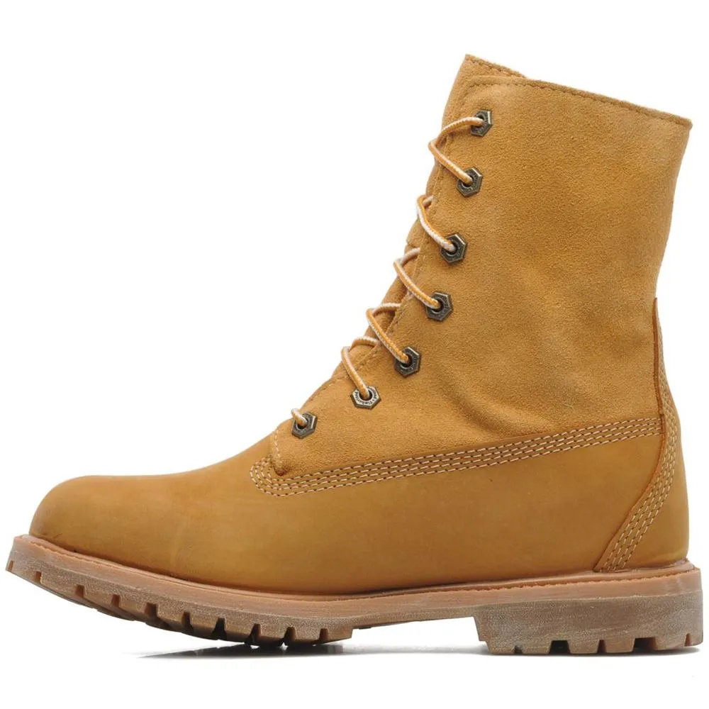 Timberland Authentic Teddy Fleece Damen wasserdichte Stiefel mittlerer Länge
