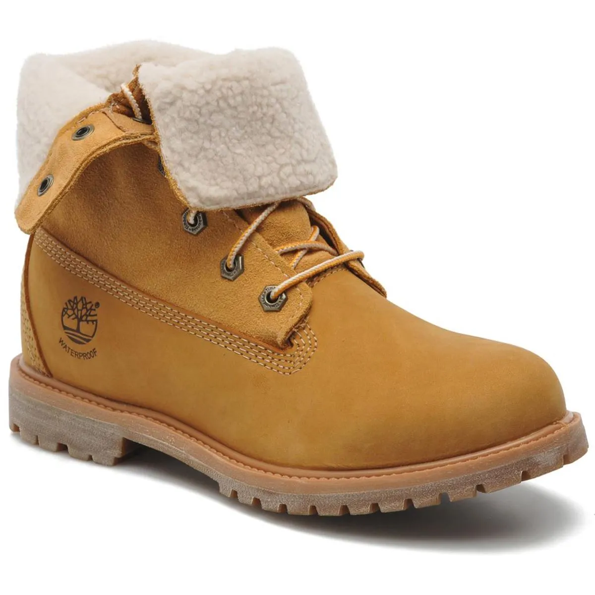 Timberland Authentic Teddy Fleece Damen wasserdichte Stiefel mittlerer Länge