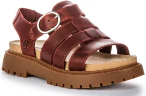 Timberland Clairmont Way A5Zkz Damenschuhe in Dunkelrot