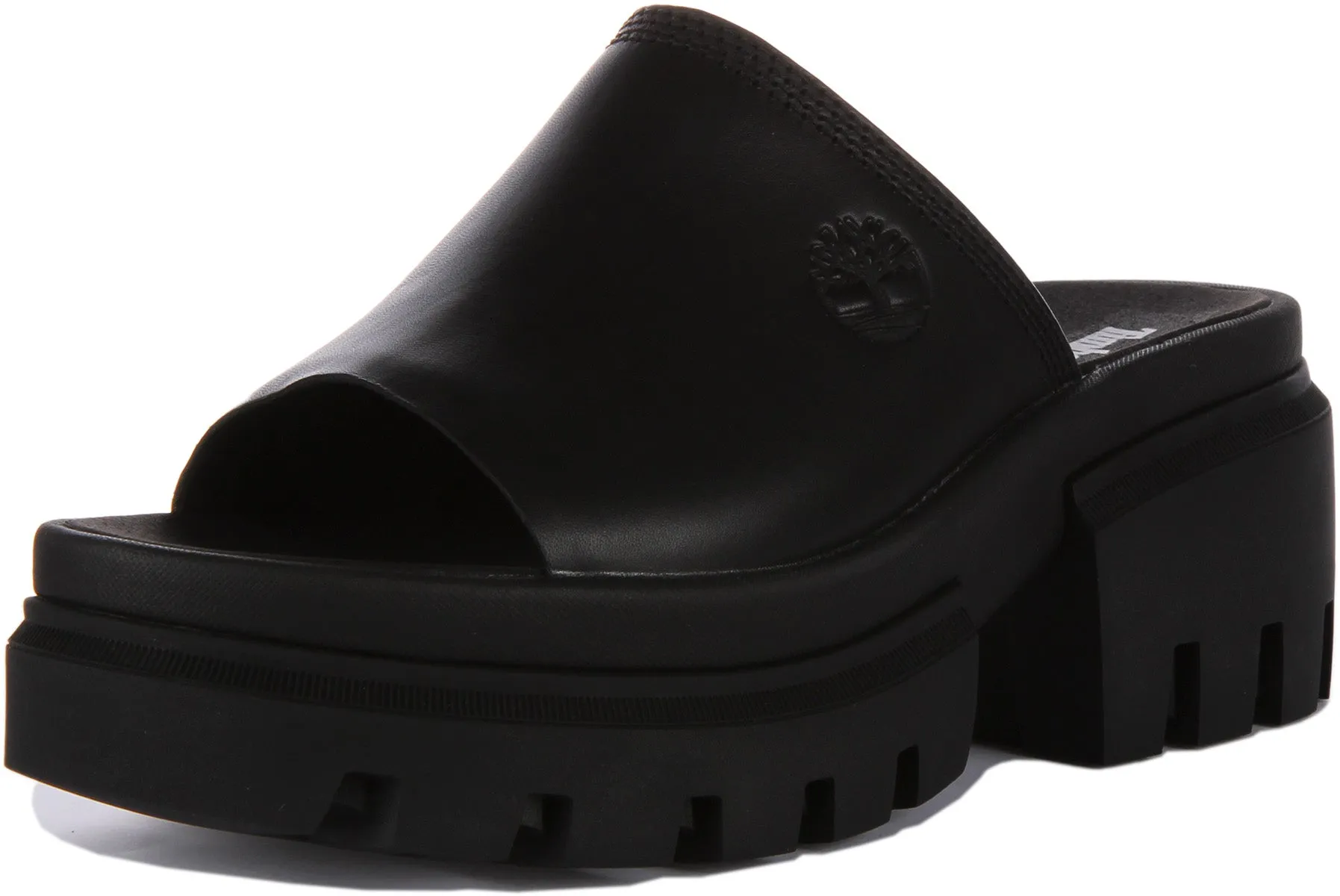 Timberland Everleigh Plateausandalen In Schwarz Für Damen Schuhe Timberland