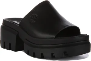 Timberland Everleigh Plateausandalen In Schwarz Für Damen Schuhe Timberland