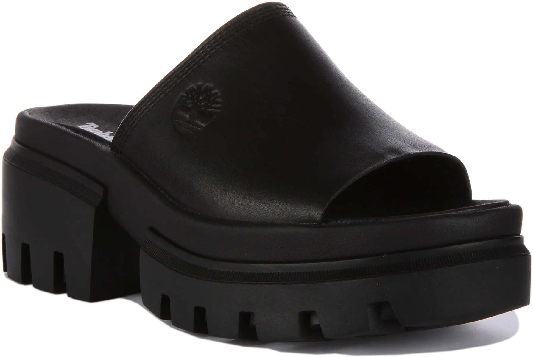 Timberland Everleigh Plateausandalen In Schwarz Für Damen Schuhe Timberland