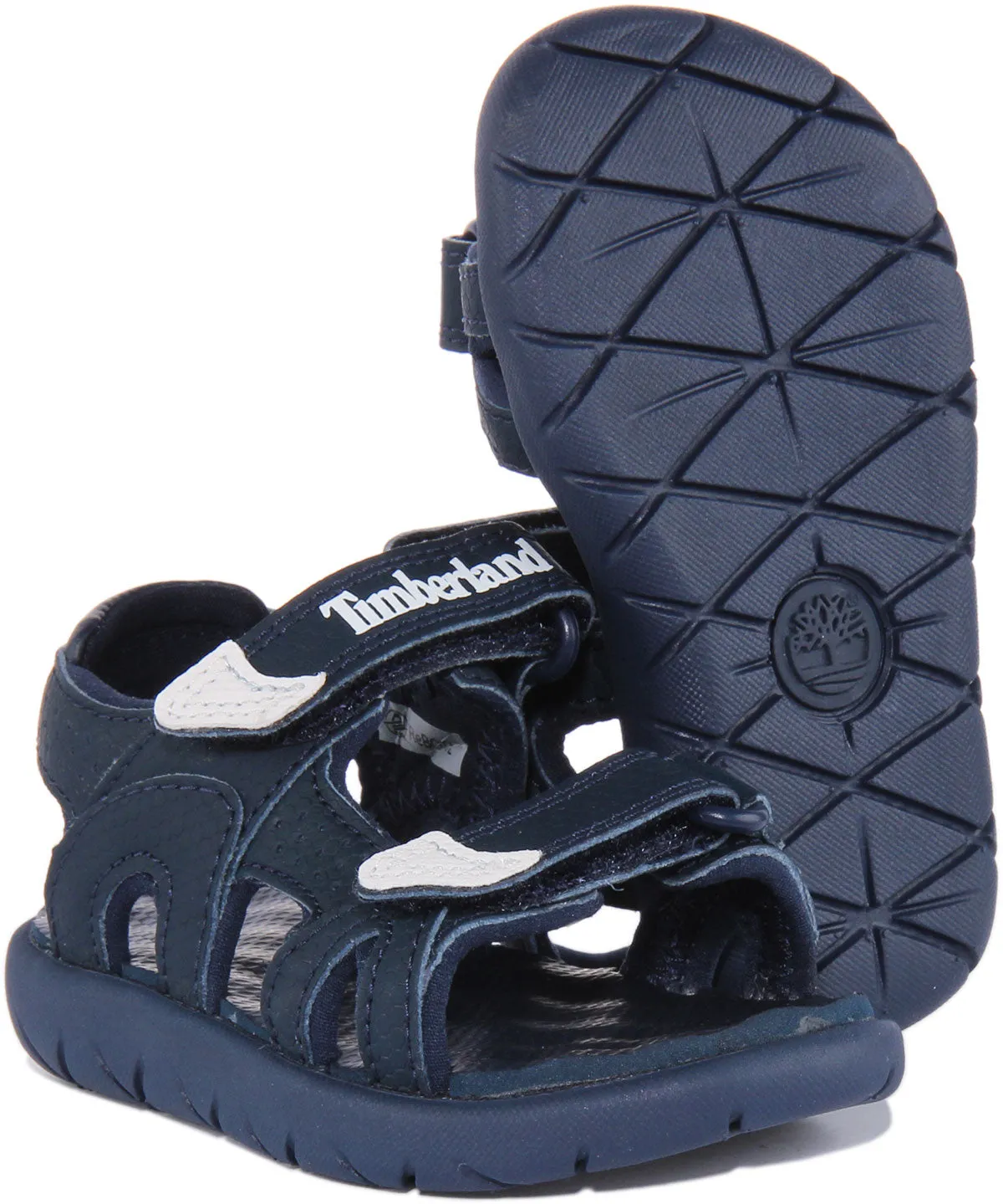 Timberland Perkins Row A2N2F 2-Träger in Blau für Babyschuhe Timberland