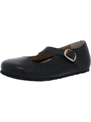 Tracy Damen Leder Mary Janes mit Rundkappe