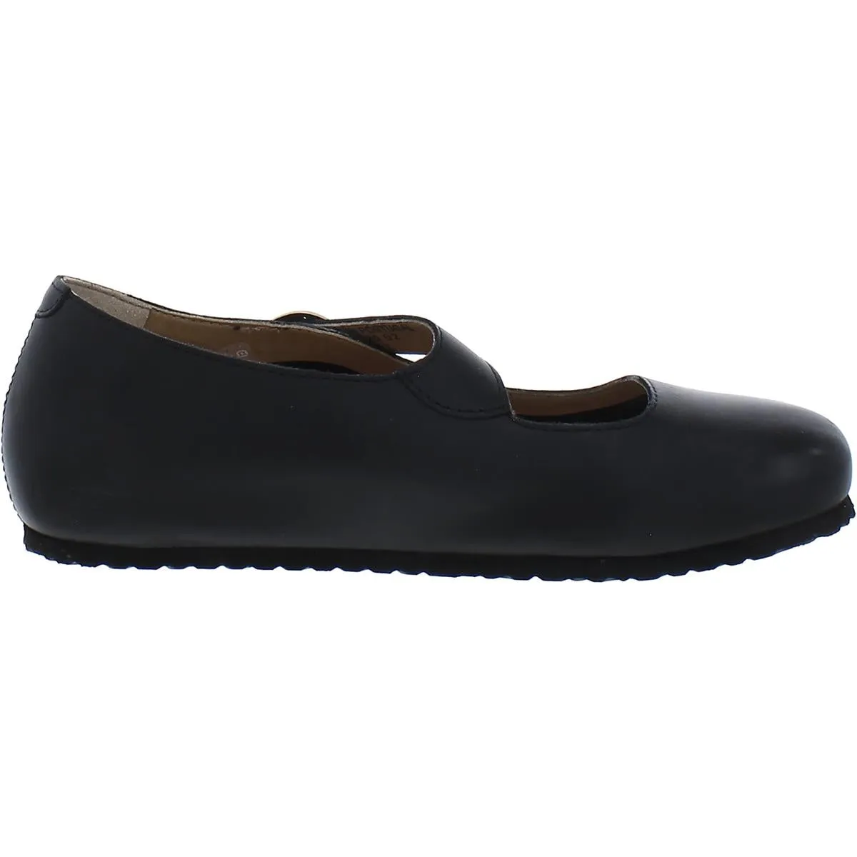 Tracy Damen Leder Mary Janes mit Rundkappe