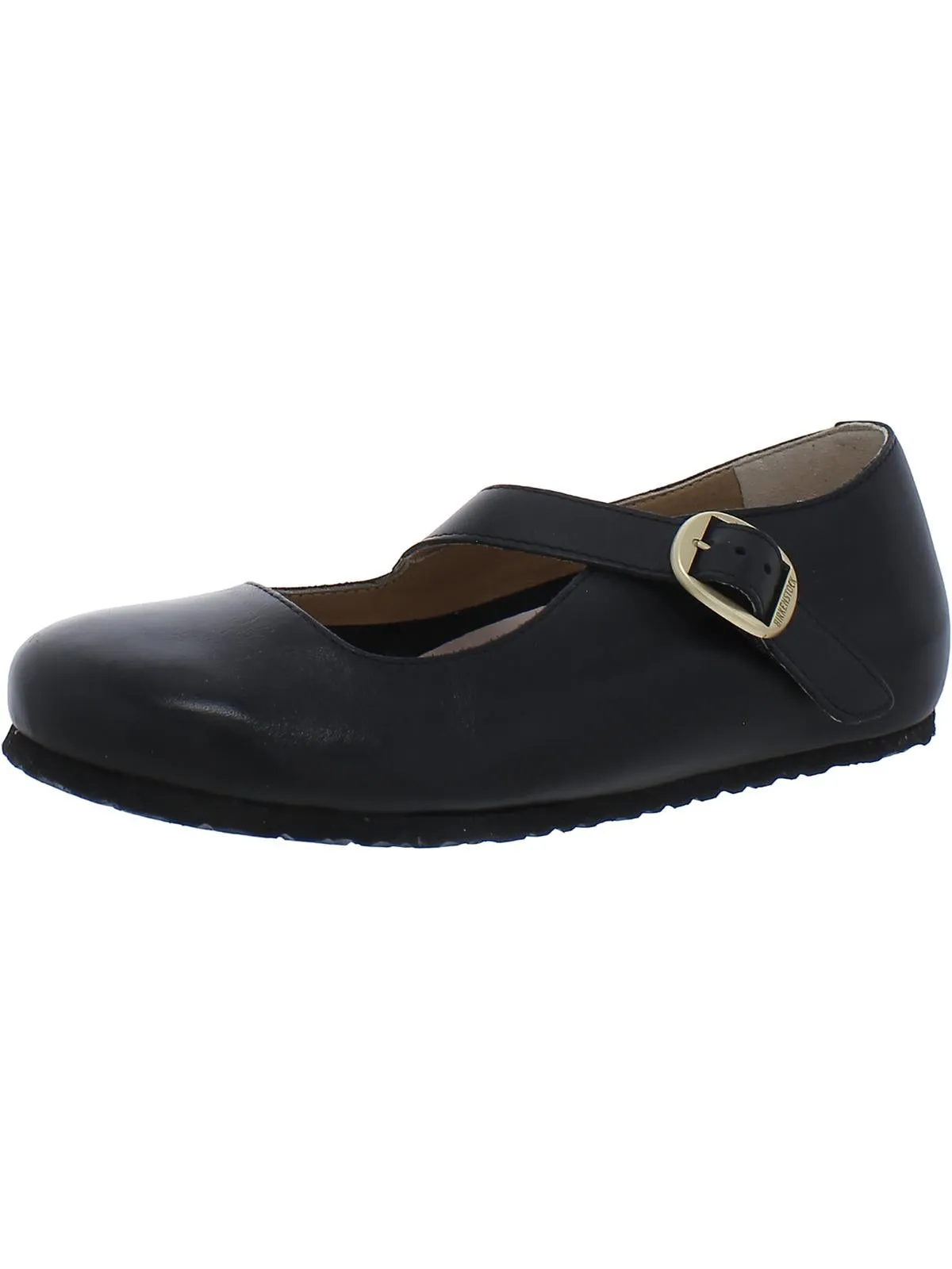 Tracy Damen Leder Mary Janes mit Rundkappe