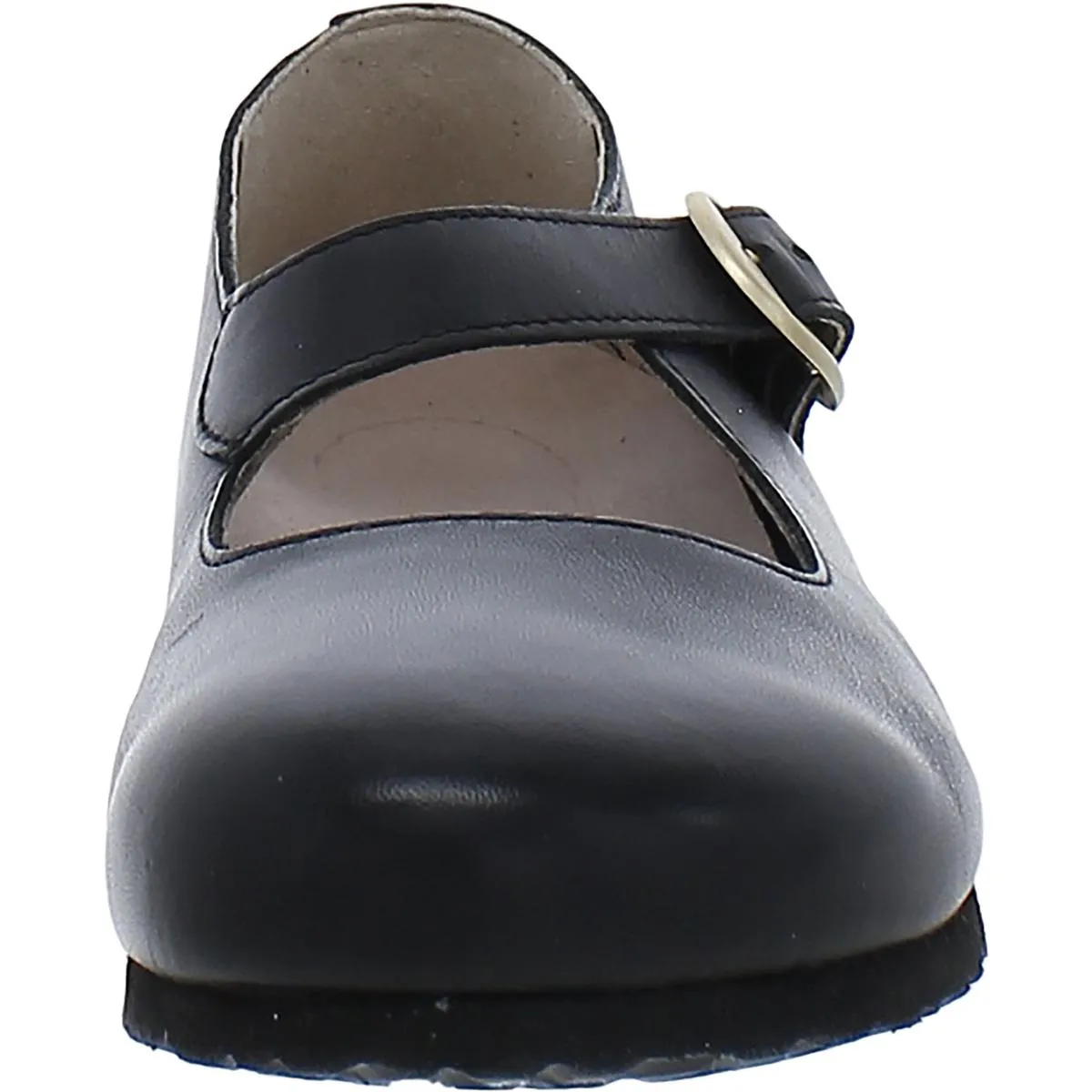 Tracy Damen Leder Mary Janes mit Rundkappe