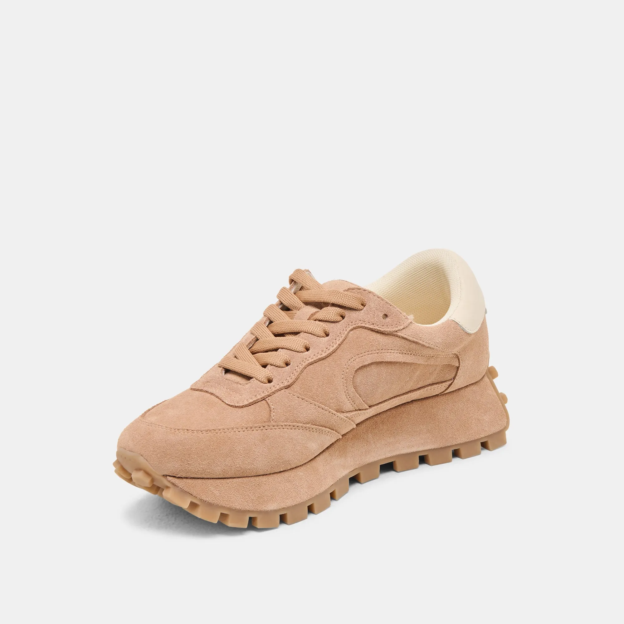 TRICIA SNEAKERS TOFFEE WILDLEDER