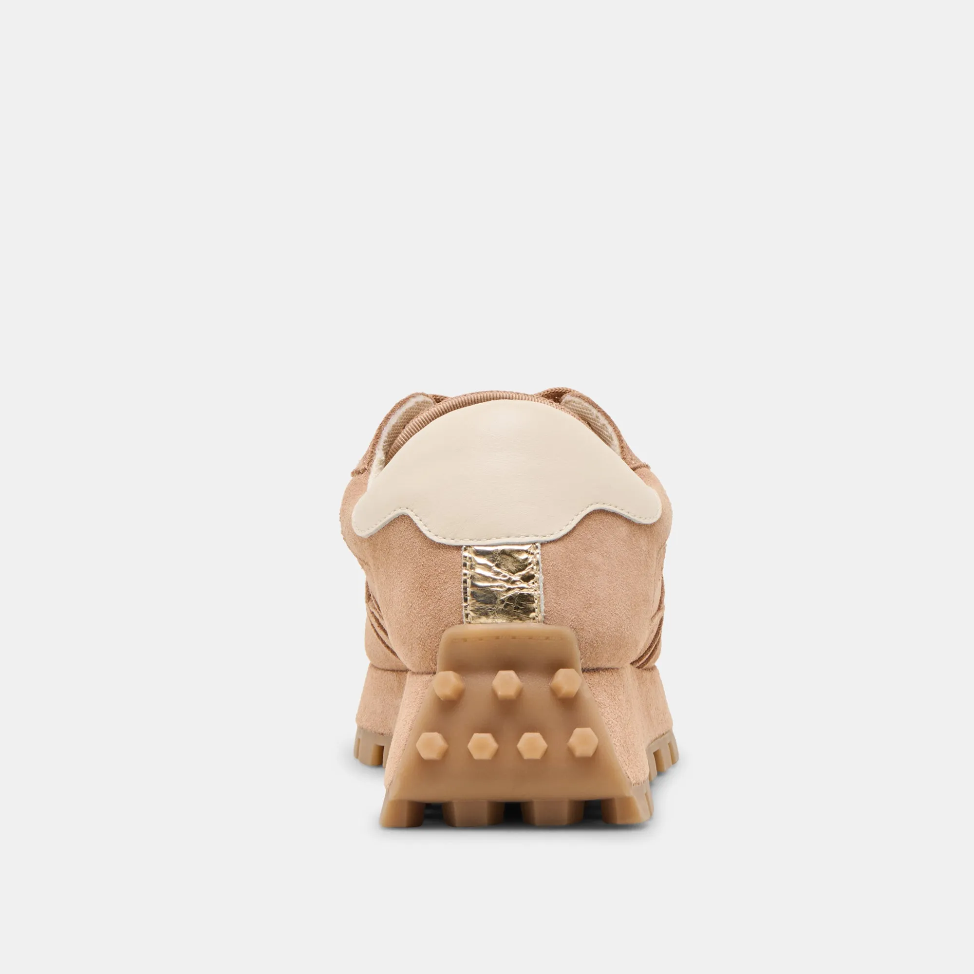 TRICIA SNEAKERS TOFFEE WILDLEDER