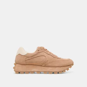TRICIA SNEAKERS TOFFEE WILDLEDER