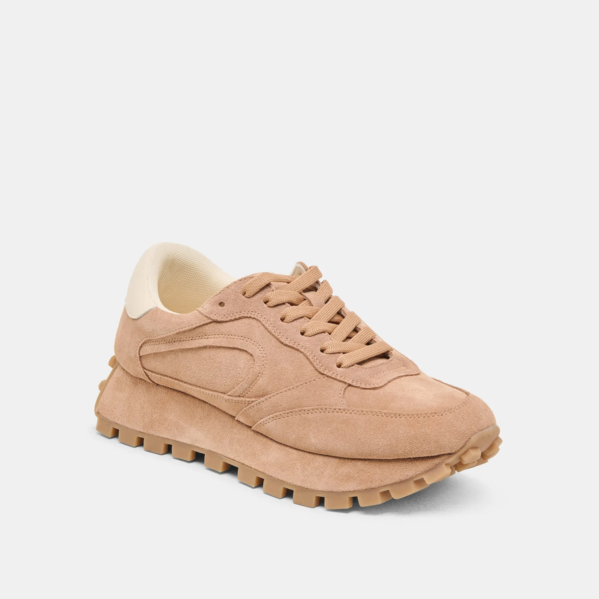 TRICIA SNEAKERS TOFFEE WILDLEDER