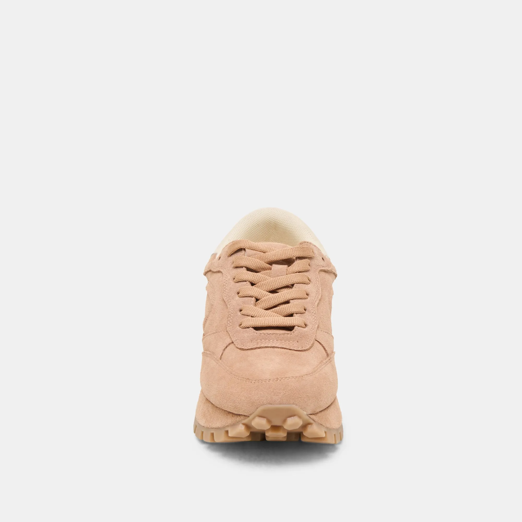 TRICIA SNEAKERS TOFFEE WILDLEDER