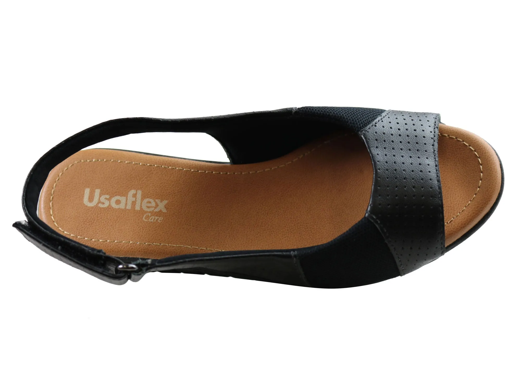 Usaflex Algiers Damen Bequeme Ledersandalen Hergestellt in Brasilien Usaflex Schuhe