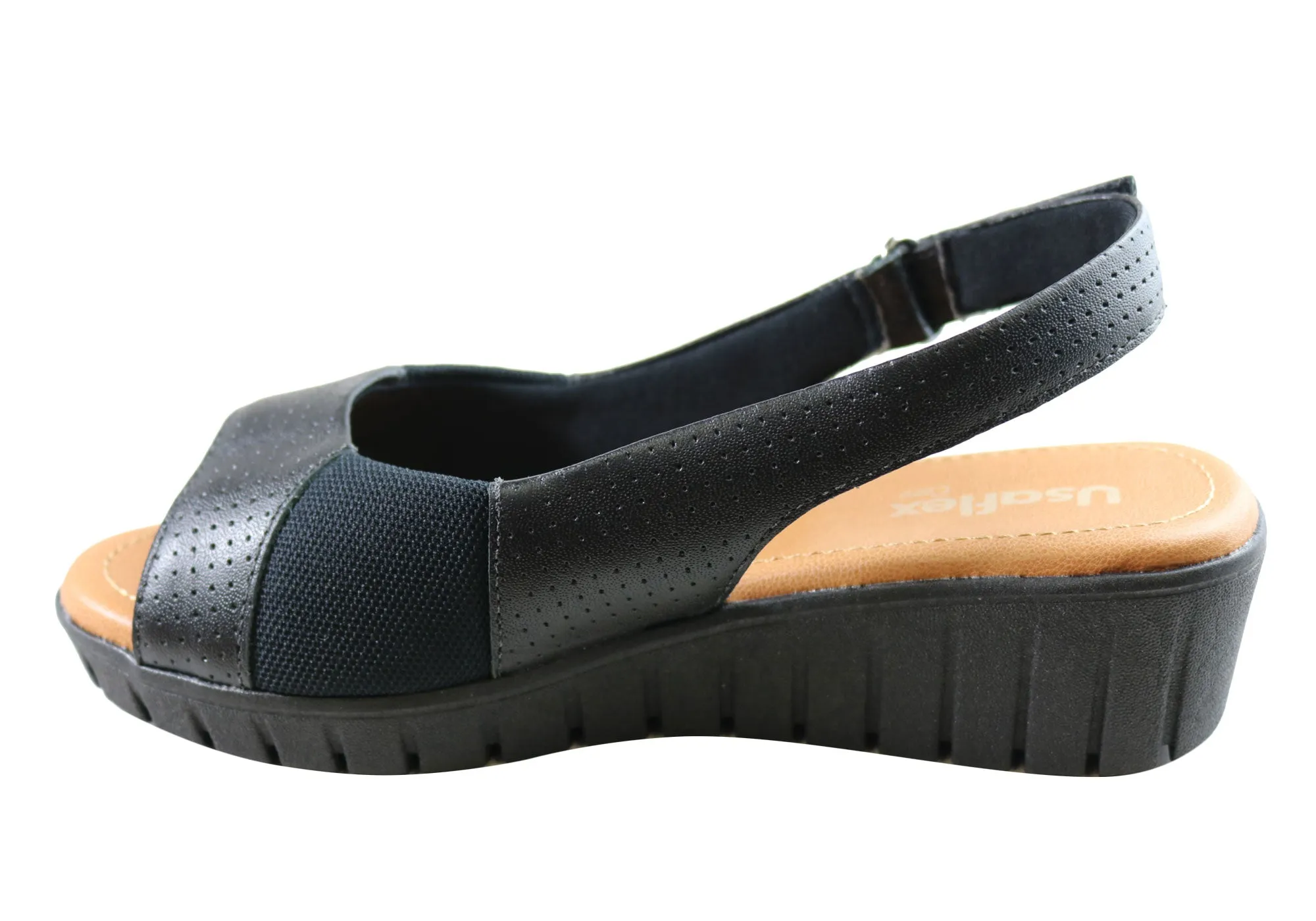 Usaflex Algiers Damen Bequeme Ledersandalen Hergestellt in Brasilien Usaflex Schuhe