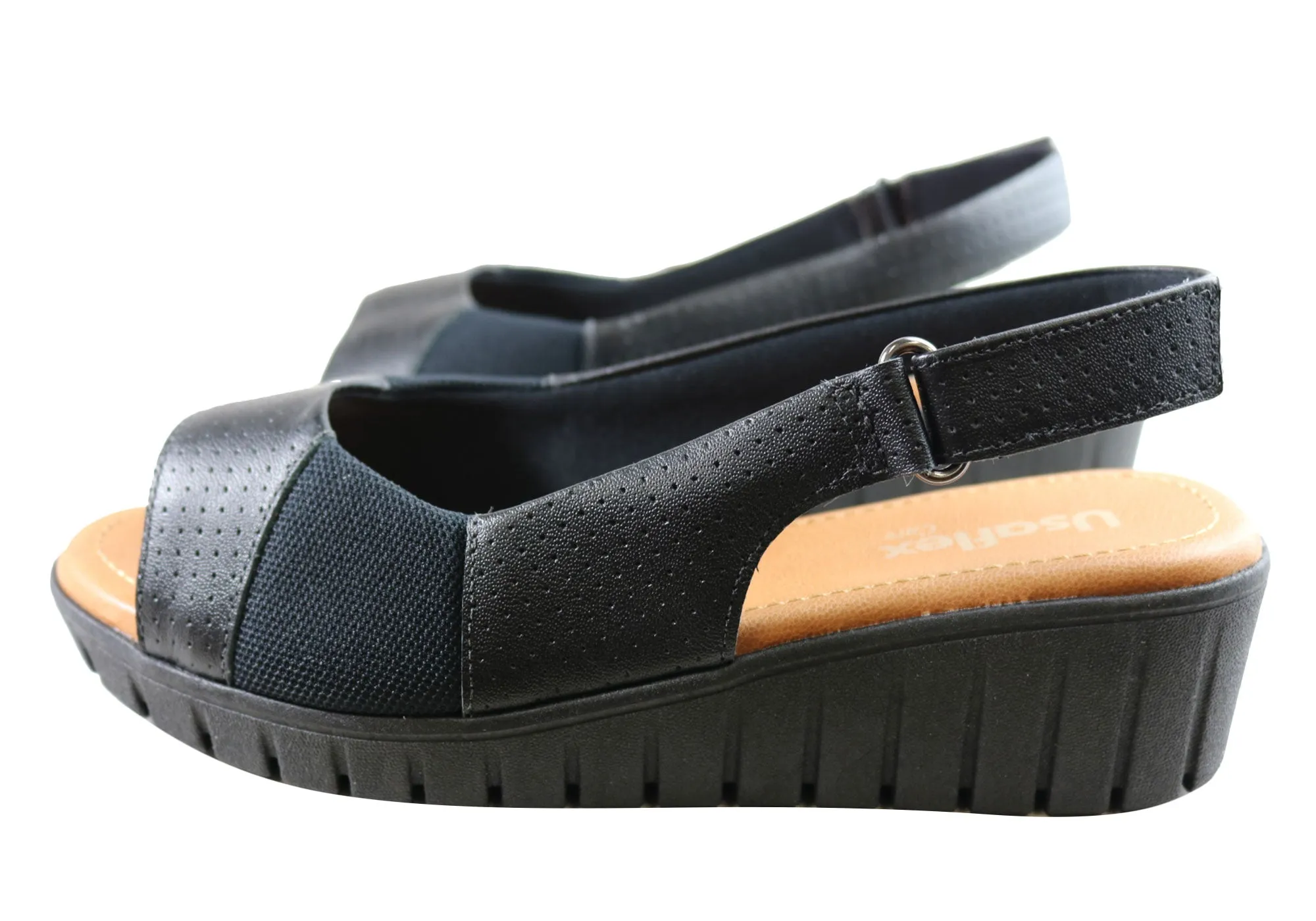 Usaflex Algiers Damen Bequeme Ledersandalen Hergestellt in Brasilien Usaflex Schuhe