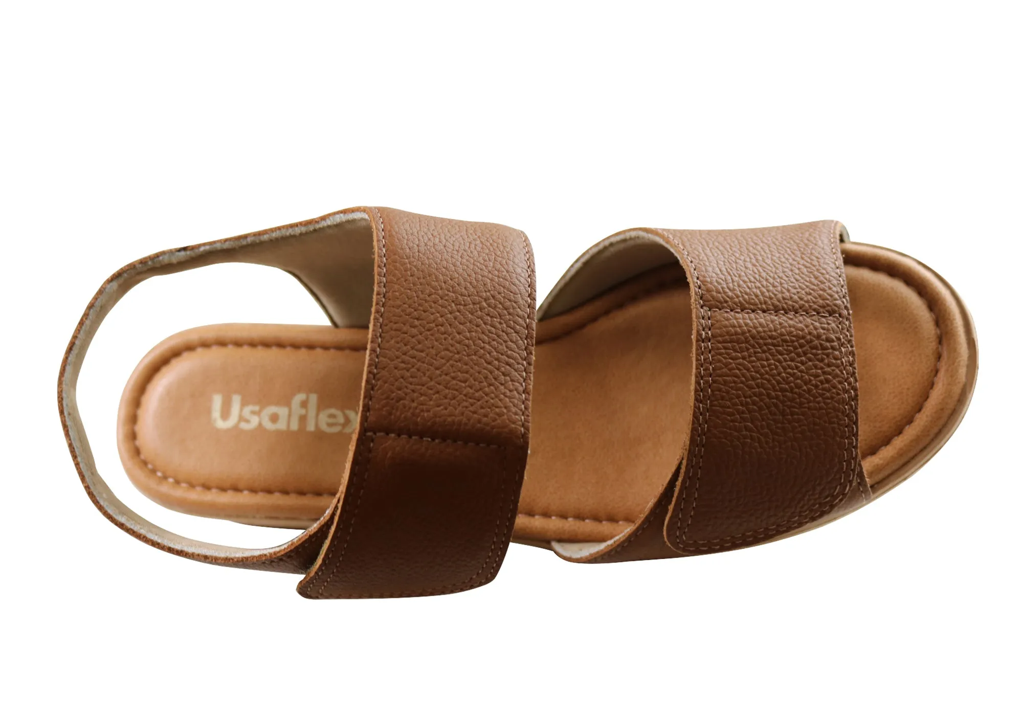Usaflex Beckley Damen Bequeme Ledersandalen Hergestellt In Brasilien Usaflex Schuhe