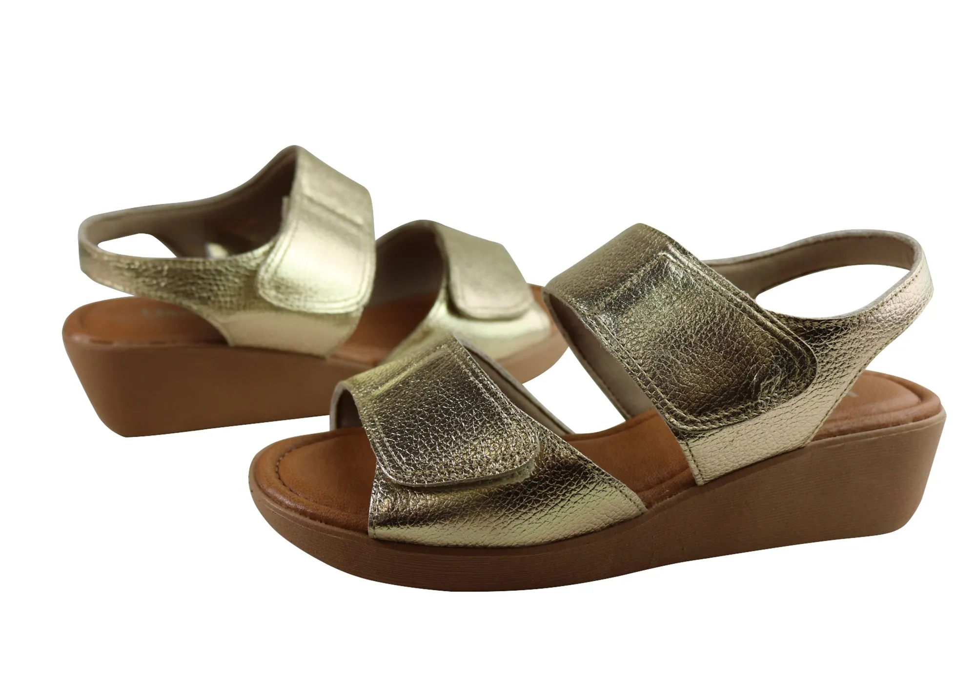 Usaflex Beckley Damen Bequeme Ledersandalen Hergestellt In Brasilien Usaflex Schuhe
