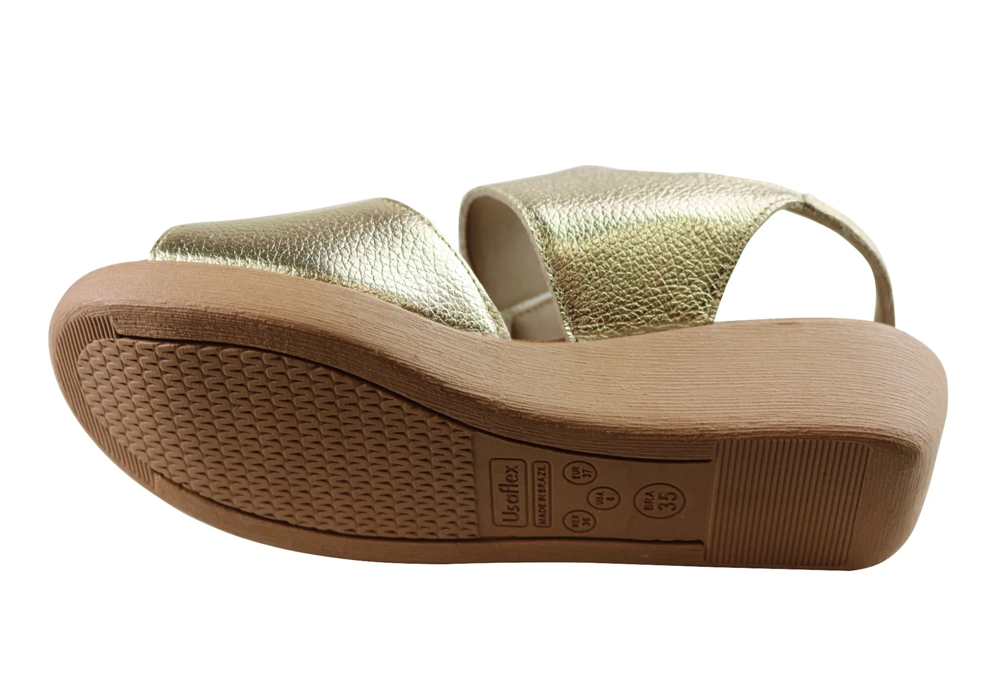 Usaflex Beckley Damen Bequeme Ledersandalen Hergestellt In Brasilien Usaflex Schuhe