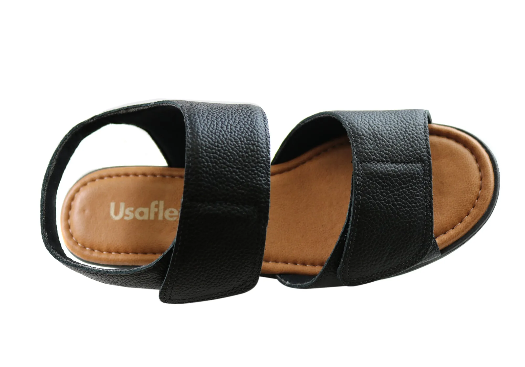 Usaflex Beckley Damen Bequeme Ledersandalen Hergestellt In Brasilien Usaflex Schuhe