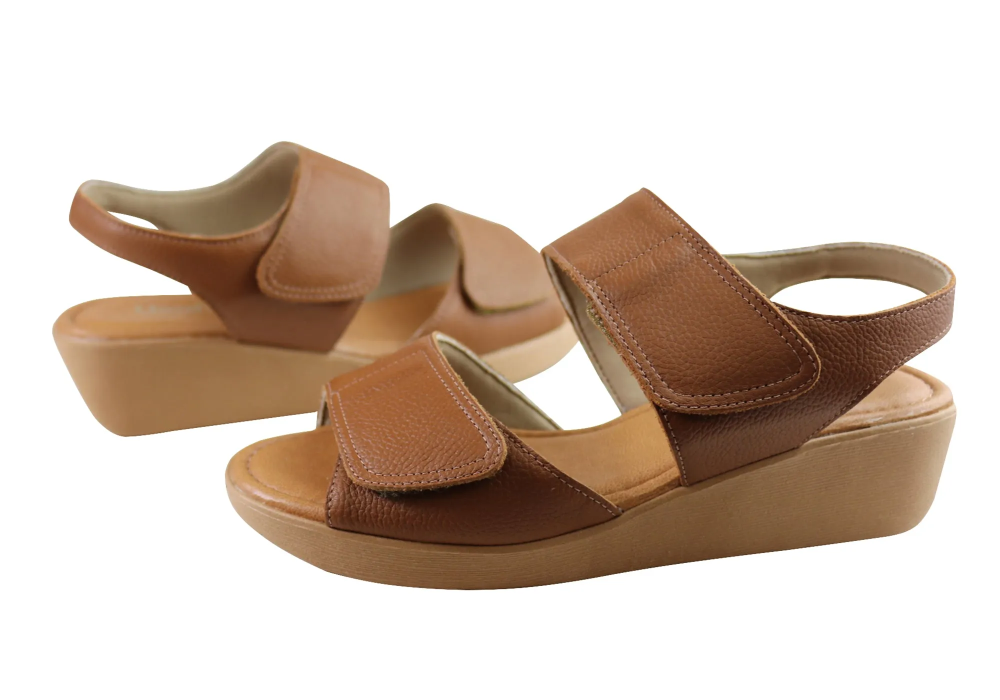 Usaflex Beckley Damen Bequeme Ledersandalen Hergestellt In Brasilien Usaflex Schuhe