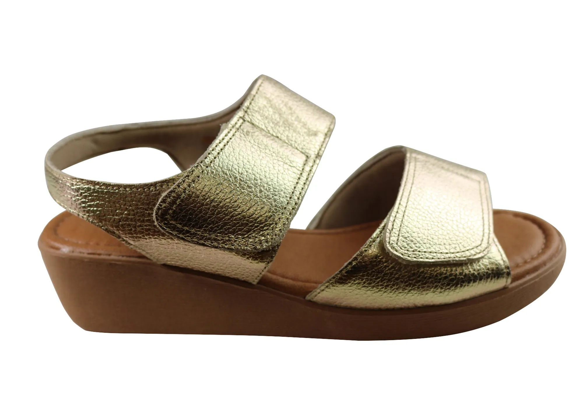 Usaflex Beckley Damen Bequeme Ledersandalen Hergestellt In Brasilien Usaflex Schuhe