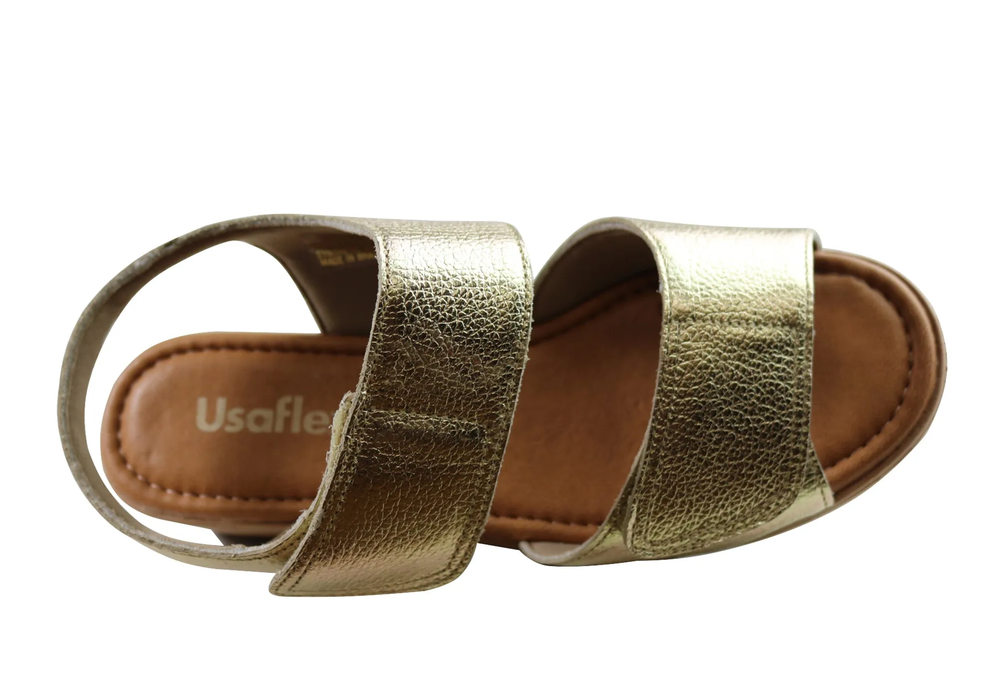 Usaflex Beckley Damen Bequeme Ledersandalen Hergestellt In Brasilien Usaflex Schuhe